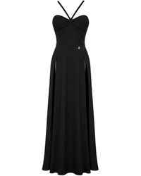 DIVEDIVINE - Flora Draped Side-Slit Maxi Dress - Lyst