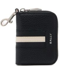 Bally - Schlüsseletui Aus Strukturiertem Leder - Lyst