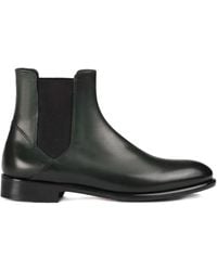 Doucal's - Elastic-Panel Leather Boots - Lyst