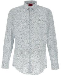 HUGO - Camisa Kenno de algodón - Lyst