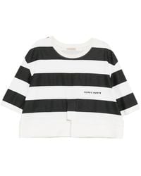 ROMEO HUNTE - Fragment Striped T-Shirt - Lyst