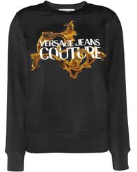 Versace Jeans Couture - Sweatshirt mit Logo-Print - Lyst