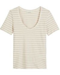 Marc O' Polo - Striped Scoop-Neck T-Shirt - Lyst