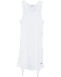 Jean Paul Gaultier - Ribbed Mini Dress - Lyst
