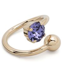 Justine Clenquet - Jackie Crystal Ring - Lyst