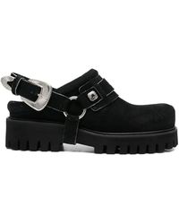 Toga Virilis - Mules En Cuir À Détail De Boucle - Lyst