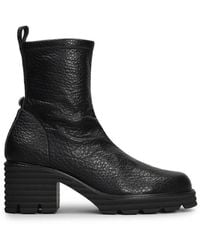 Pedro Miralles - Panelled Leather Ankle Boots - Lyst