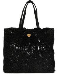 Dolce & Gabbana - Large Cordonetto Lace Tote Bag - Lyst