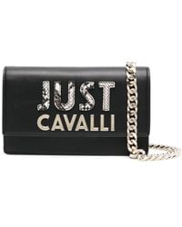 Just Cavalli - Embossed-logo Clutch Bag - Lyst