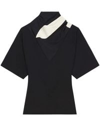Courreges - Panelled-Scarf Top - Lyst