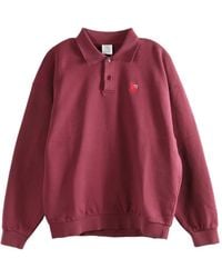 Vetements - Distressed Logo-Embroidered Sweatshirt - Lyst