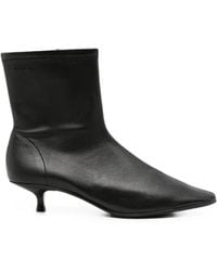 Calvin Klein - Pointed-Toe Kitten-Heel Boots - Lyst