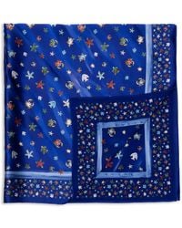 Eshvi - Printed Silk Scarf - Lyst