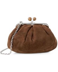Weekend by Maxmara - Pasticcino Suede Shoulder Bag - Lyst