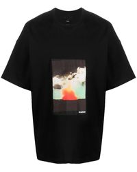 OAMC - Graphic-print Organic-cotton T-shirt - Lyst
