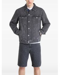 KARL LAGERFELD - Veste En Jean À Patch Logo - Lyst