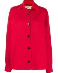 Marni - Wool-cashmere Shirt Jacket - Lyst