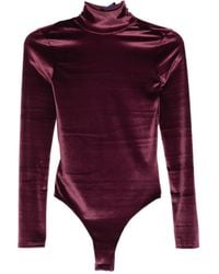 Mugler - Body con cuello alto - Lyst