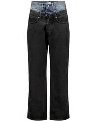 3.PARADIS - Vaqueros Con Doble Cintura - Lyst