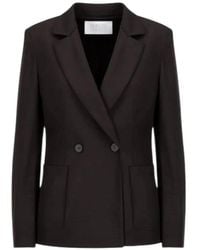 Harris Wharf London - Double-Breasted Notched-Lapels Blazer - Lyst
