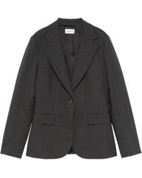P.A.R.O.S.H. - Mélange-Effect Blazer - Lyst