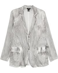 Avant Toi - Veste Boutonnée À Effet Froissé - Lyst