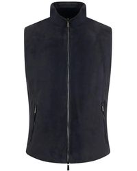 Moorer - Chaleco Con Cuello Alto - Lyst