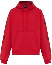 Balenciaga - Logo-Print Oversized Hoodie - Lyst