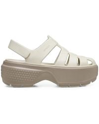 Crocs™ - Stomp Fisherman Logo-Print Sandals - Lyst