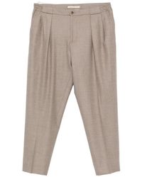 Briglia 1949 - Pleated Tapered Trousers - Lyst