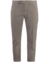 Dondup - Check-Pattern Trousers - Lyst