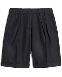 Aspesi - Pleated Shorts - Lyst