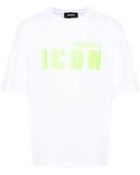 DSquared² - T-shirt With Logo Print - Lyst