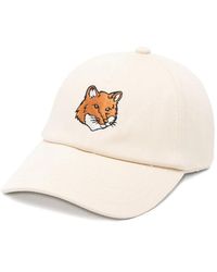 Maison Kitsuné - Fox Head Baseballkappe - Lyst