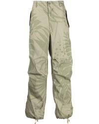 Engineered Garments - Straight-leg Leaf-print Trousers - Lyst