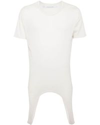 Julius - Cut-out Cotton T-shirt - Lyst