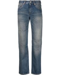 MM6 by Maison Martin Margiela - Panelled Straight-leg Jeans - Lyst