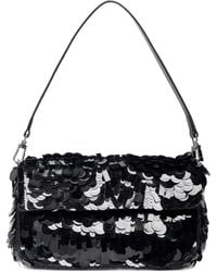 STAUD - Timmy Sequin Shoulder Bag - Lyst