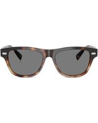 Brunello Cucinelli - Tortoiseshell Square-Frame Sunglasses - Lyst
