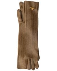 Prada - Wool Knit Gloves - Lyst