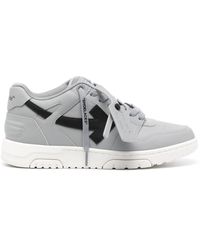 Off-White c/o Virgil Abloh - Out Of Office Panelled Leather Sneakers - Lyst