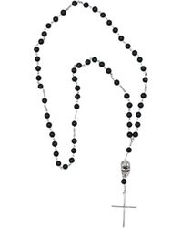 HTC - Mistery Skull-Detail Beaded Necklace - Lyst