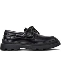 Camper - Leather Lace-Up Loafers - Lyst
