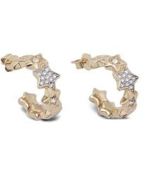 Furla - Crystal-Embellished Hoop Earrings - Lyst