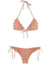Amir Slama - Bikini Tipo Triángulo Con Volantes - Lyst