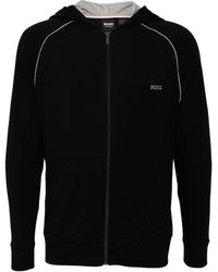 BOSS - Logo-embroidered Track Jacket - Lyst