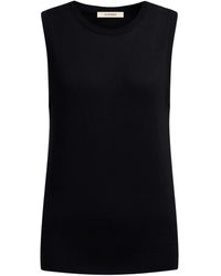 12 STOREEZ - Round-Neck Sleeveless Top - Lyst