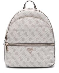 Guess - Manhattan Ii Patterned Zip Backpack - Lyst