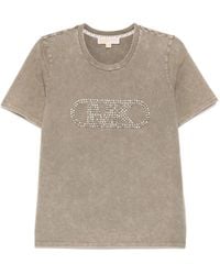 Michael Kors - Empire Stud Classic T-Shirt - Lyst