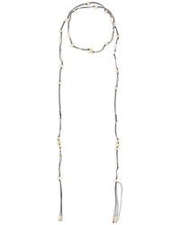 Isabel Marant - Beaded Scarf Necklace - Lyst